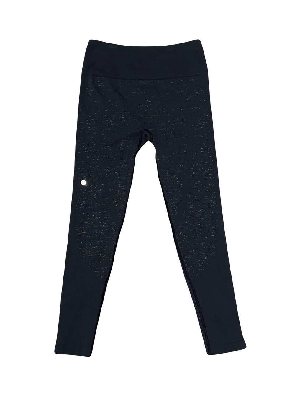 Lululemon Free To Flow 7/8 Tight Leggings | Midnight White Speckled | Size 6